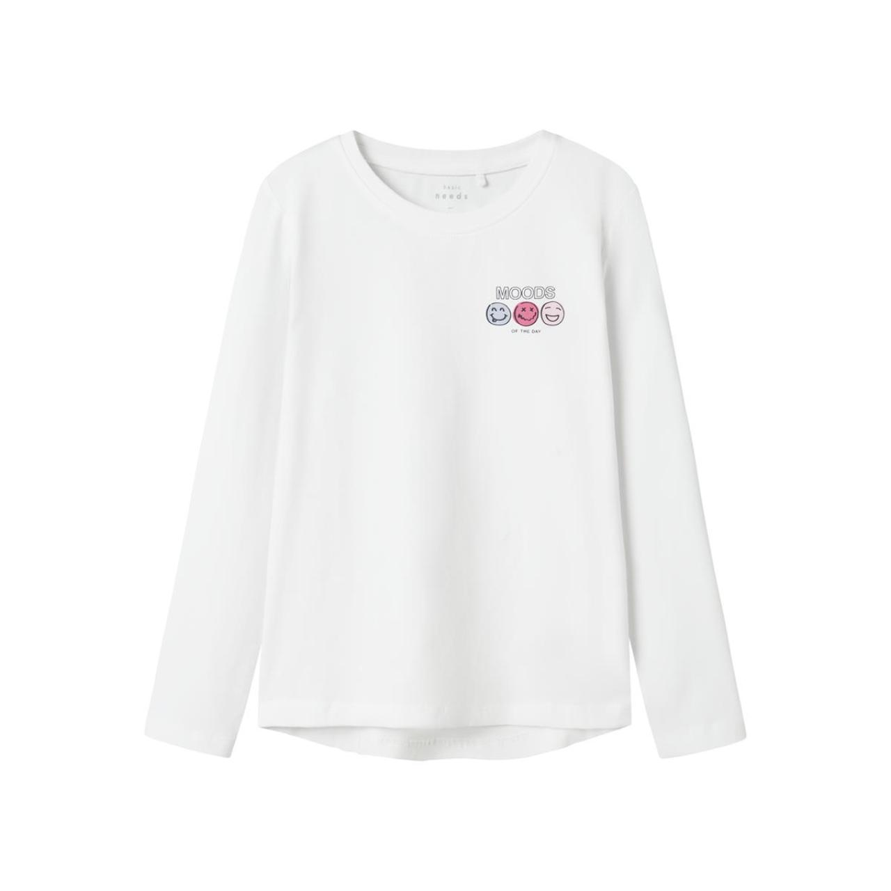 Name it Μπλούζα μακό κορίτσι name it-13224952-Bright White/Moods