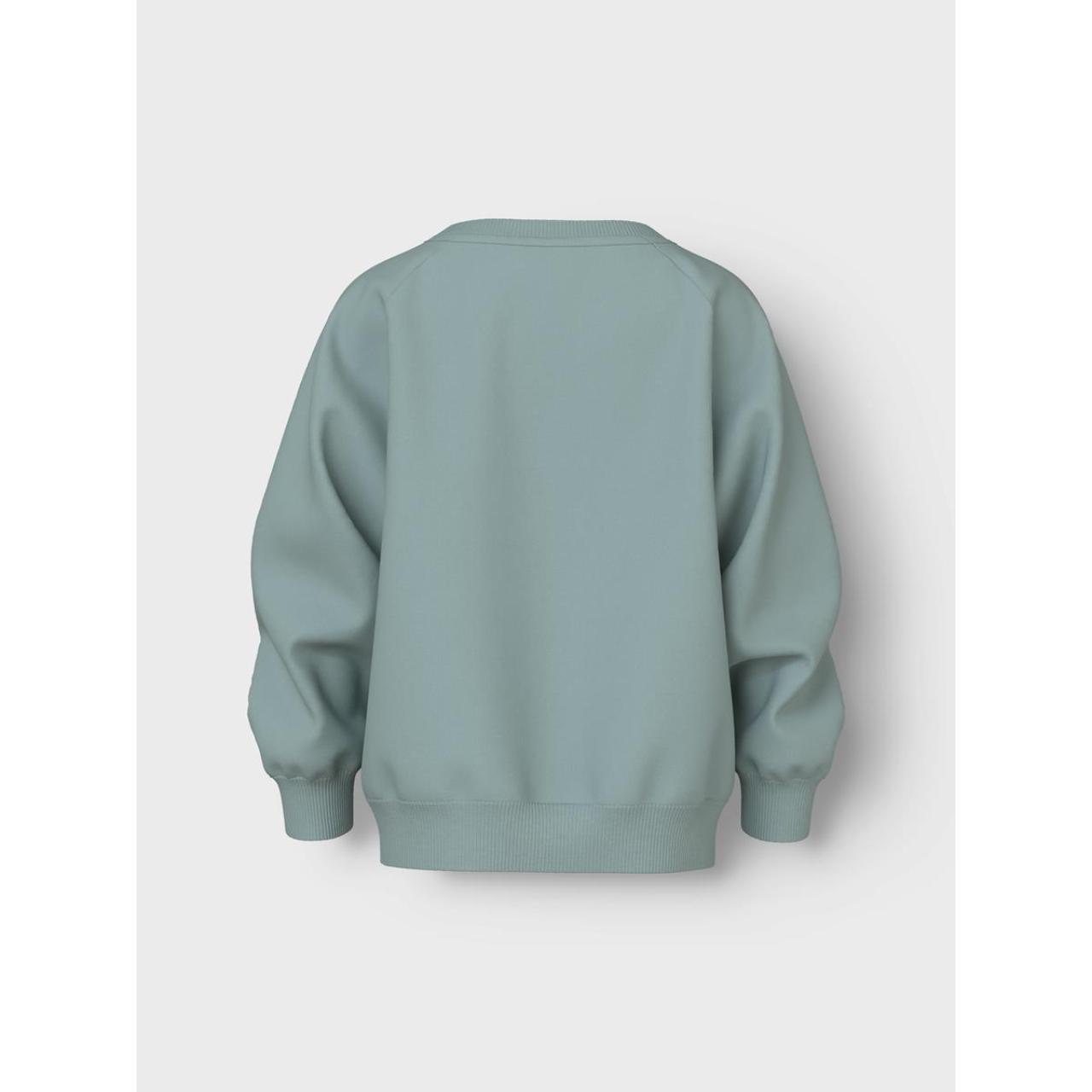 Μπλούζα φούτερ κορίτσι name it-13234422-Gray Mist φωτογραφία