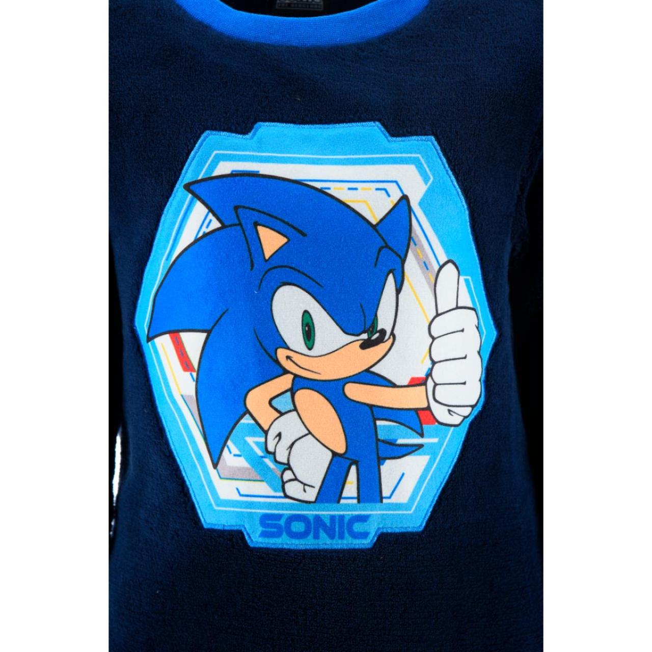 Πιτζάμα fleece αγόρι Sonic-XH20015-NAVY φωτογραφία