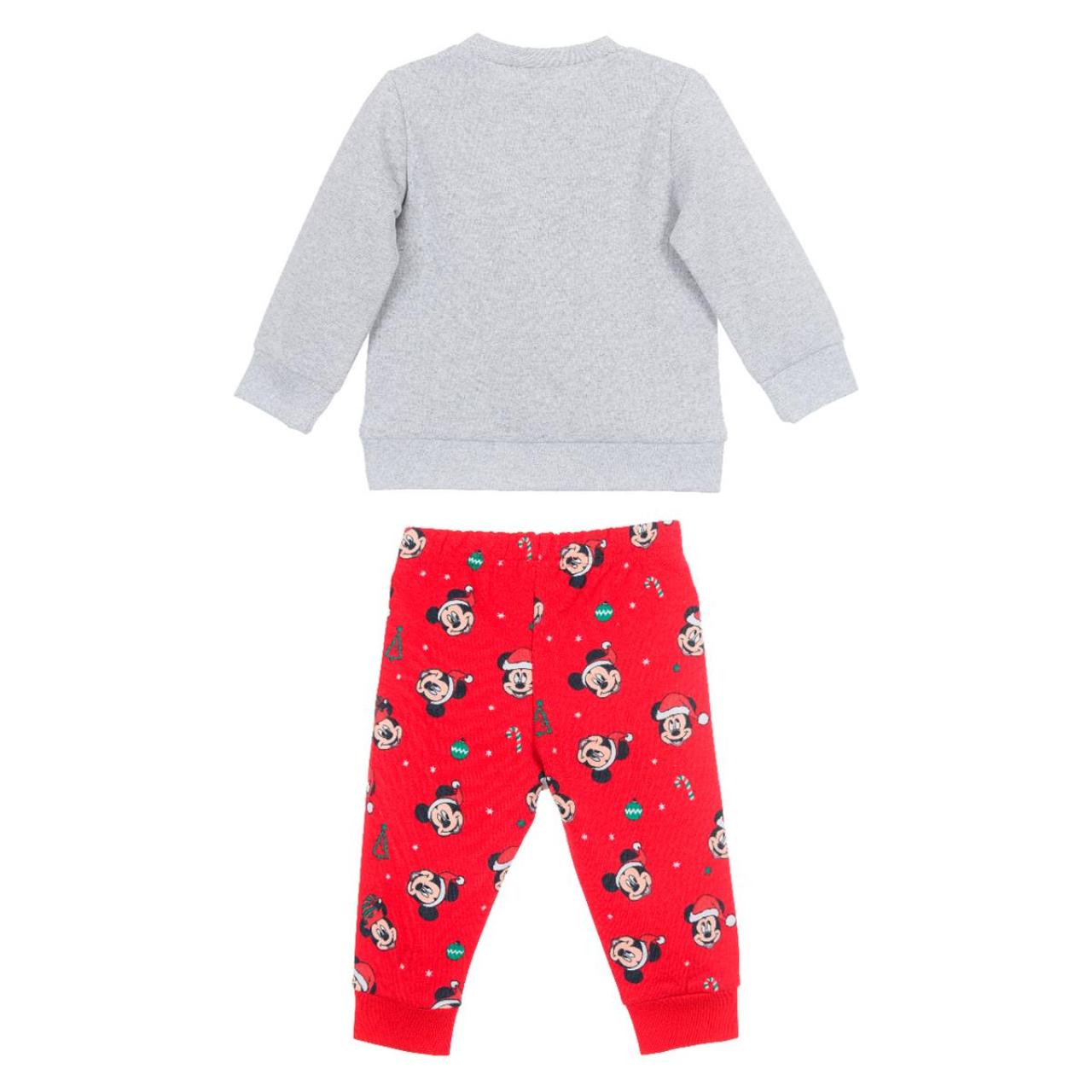 Φόρμα φούτερ μπεμπέ αγόρι Christmas Mickey Mouse-XH0092.REC-GREY φωτογραφία