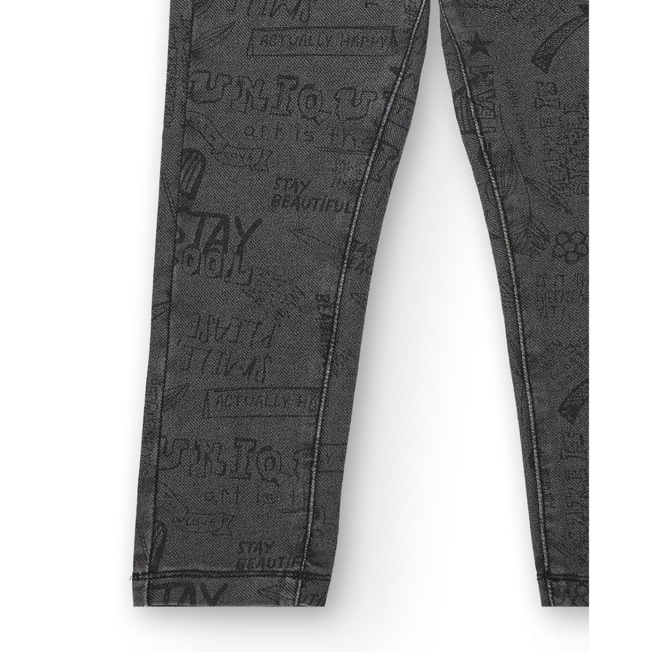 Παντελόνι τζιν κορίτσι NATH-KG07L702S3-Black φωτογραφία