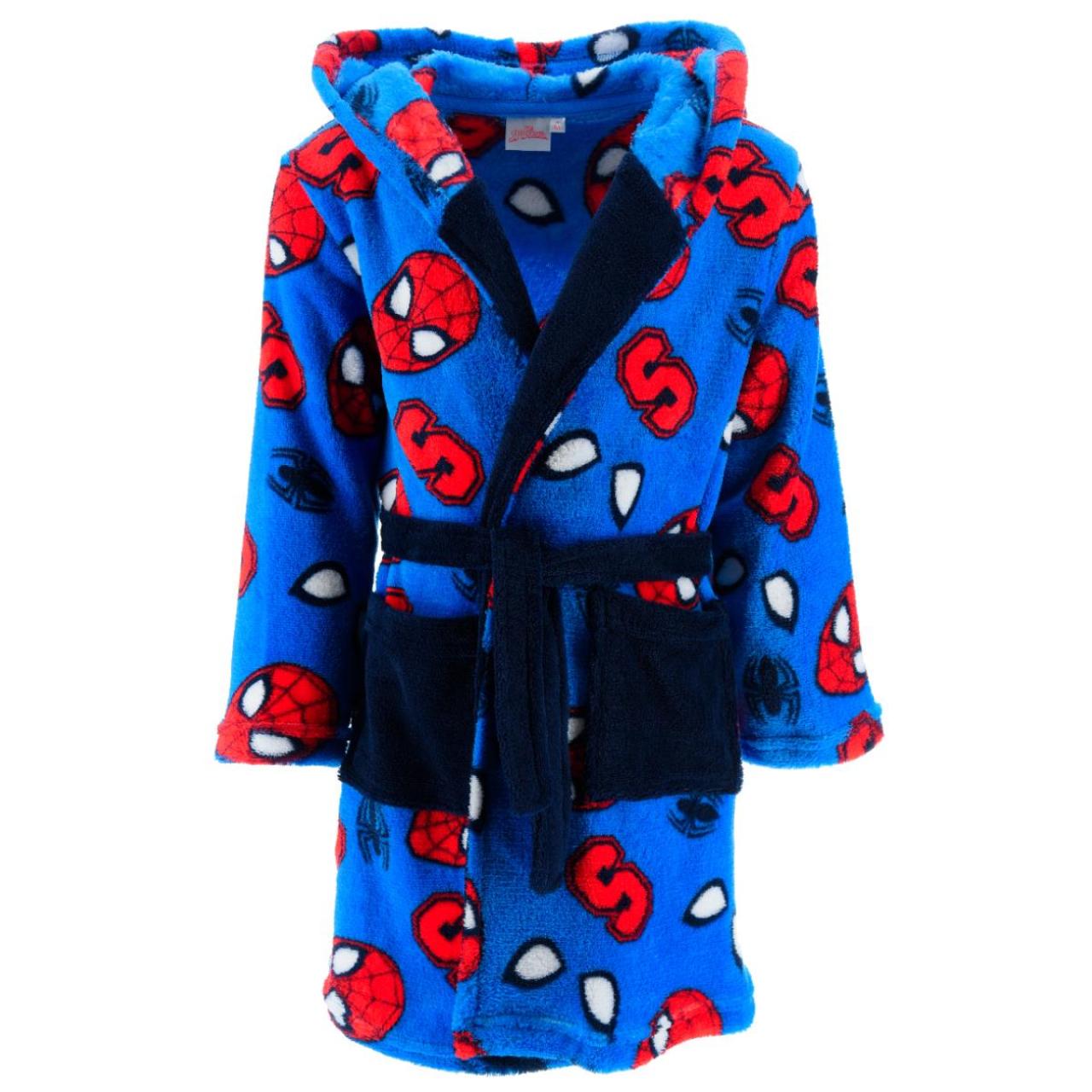 SUPER HEROES Ρόμπα fleece αγόρι Spiderman-XH20043-BLUE