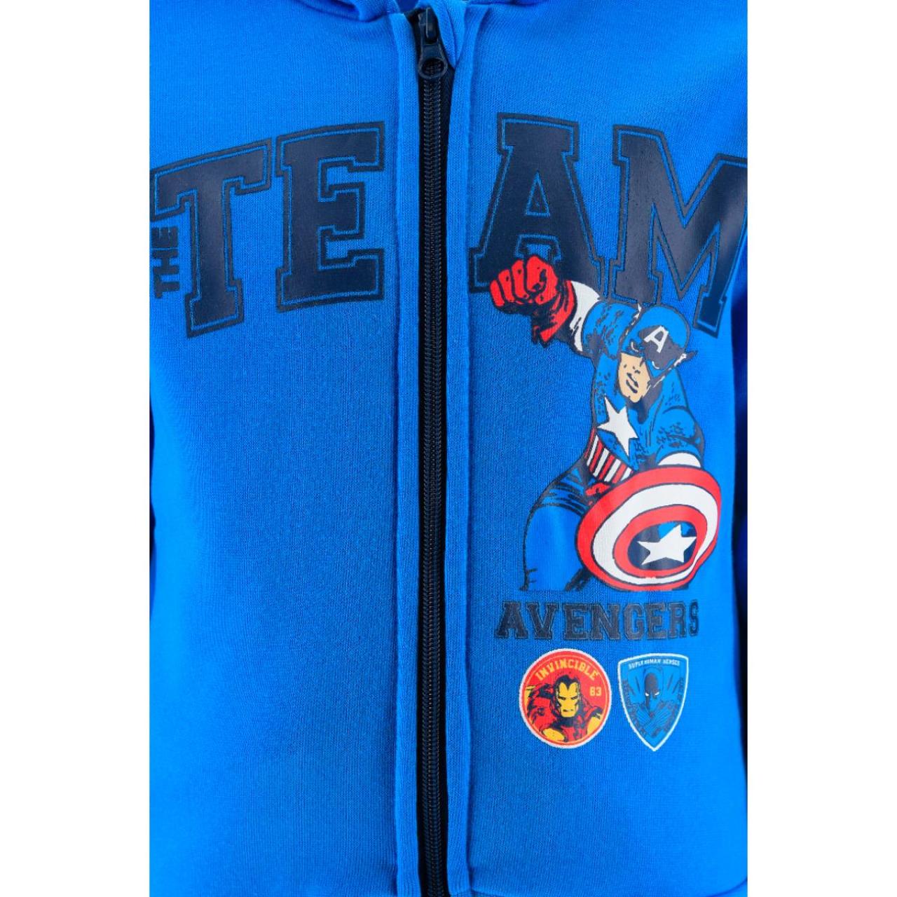 Σετ φόρμα φούτερ αγόρι Avengers-XH1034-BLUE φωτογραφία
