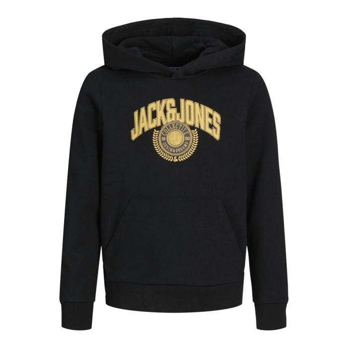 Μπλούζα φούτερ αγόρι Jack & Jones-12266761-Black