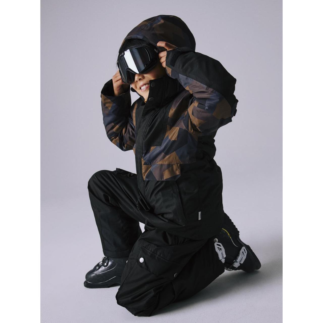 Μπουφάν snow σκι αγόρι name it-13228952-Chocolate Brown φωτογραφία