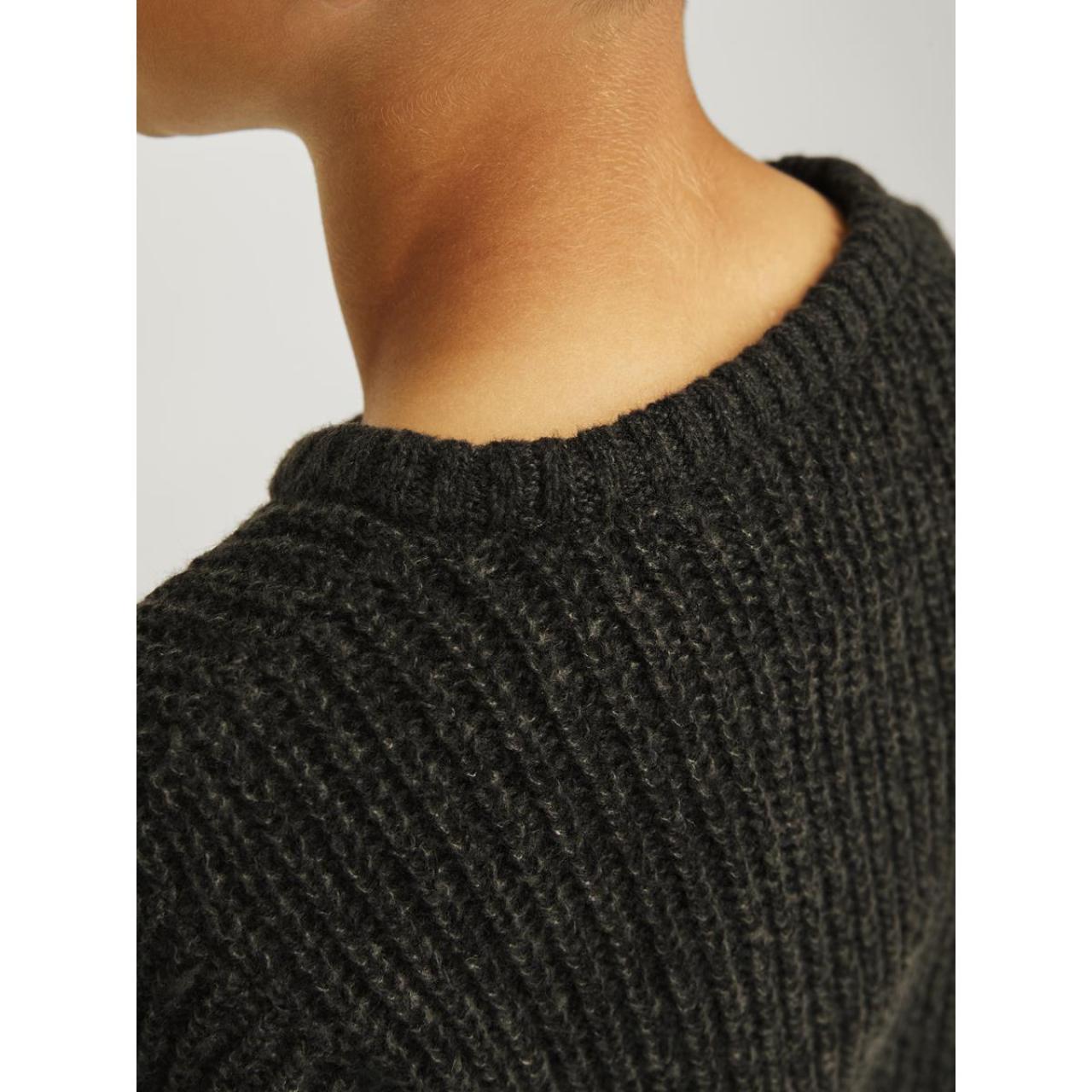 Μπλούζα πλεκτή αγόρι Jack & Jones-12267510-Black φωτογραφία