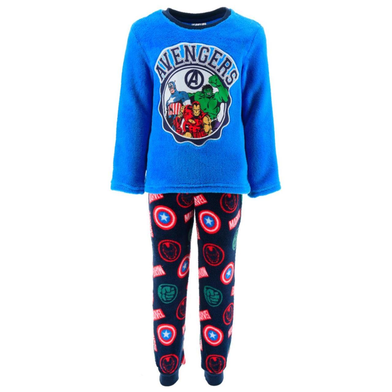SUPER HEROES Πιτζάμα fleece αγόρι Avengers-XH20006-BLUE
