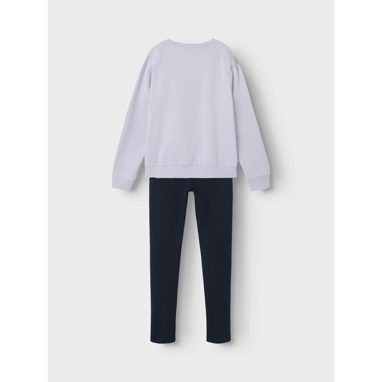 Σετ κολάν φούτερ κορίτσι name it-13243522-Orchid Petal φωτογραφία