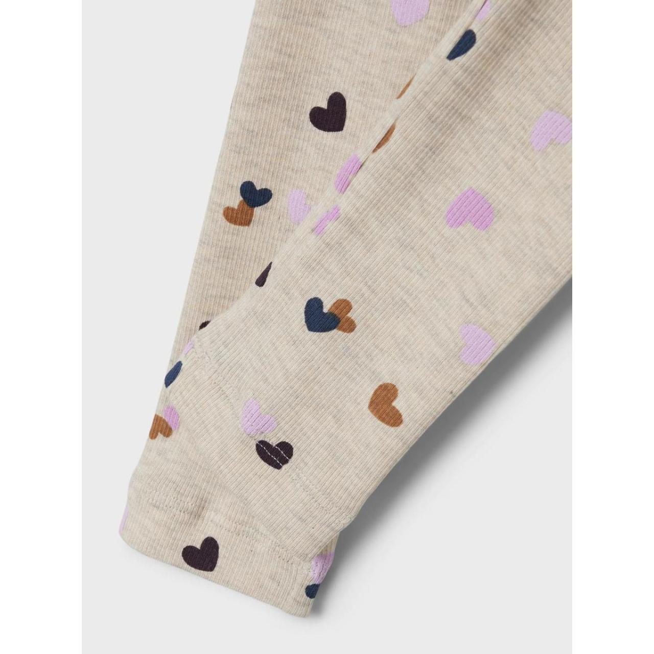 Κολάν μακό ριπ κορίτσι name it-13232157-Peyote Melange-organic cotton φωτογραφία