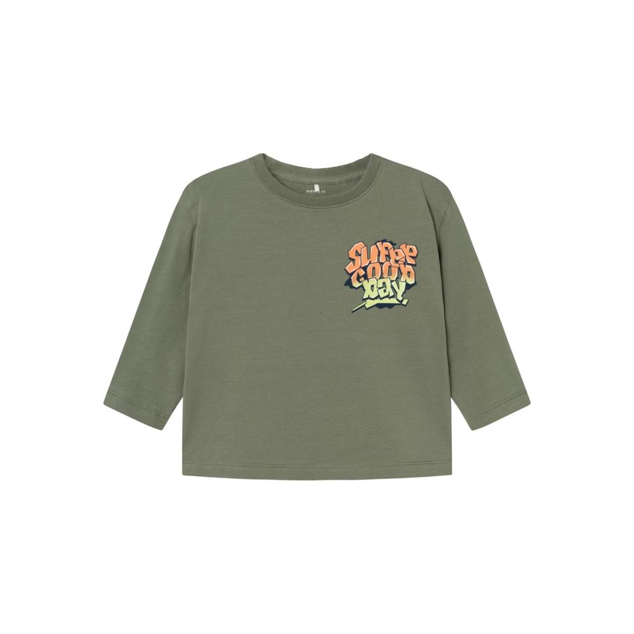 Name it Μπλούζα μακό αγόρι name it-13233075-Deep Lichen Green
