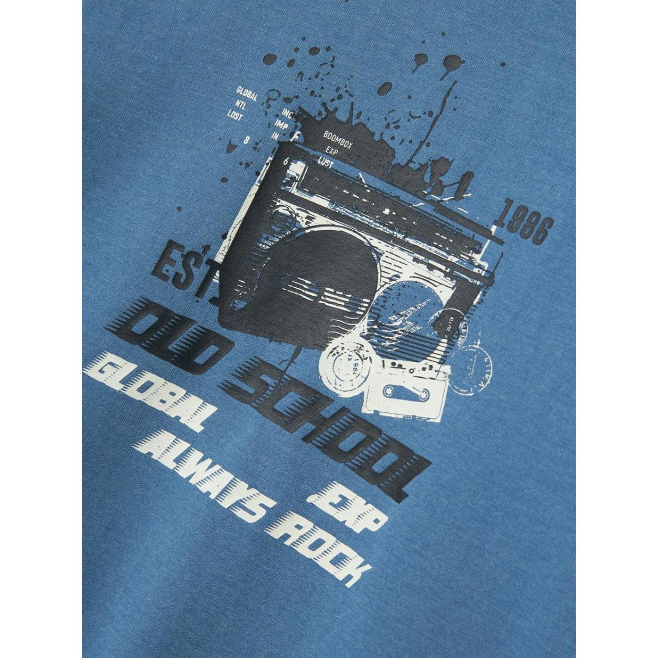 Μπλούζα φούτερ αγόρι Name it-13231401-Coronet Blue φωτογραφία