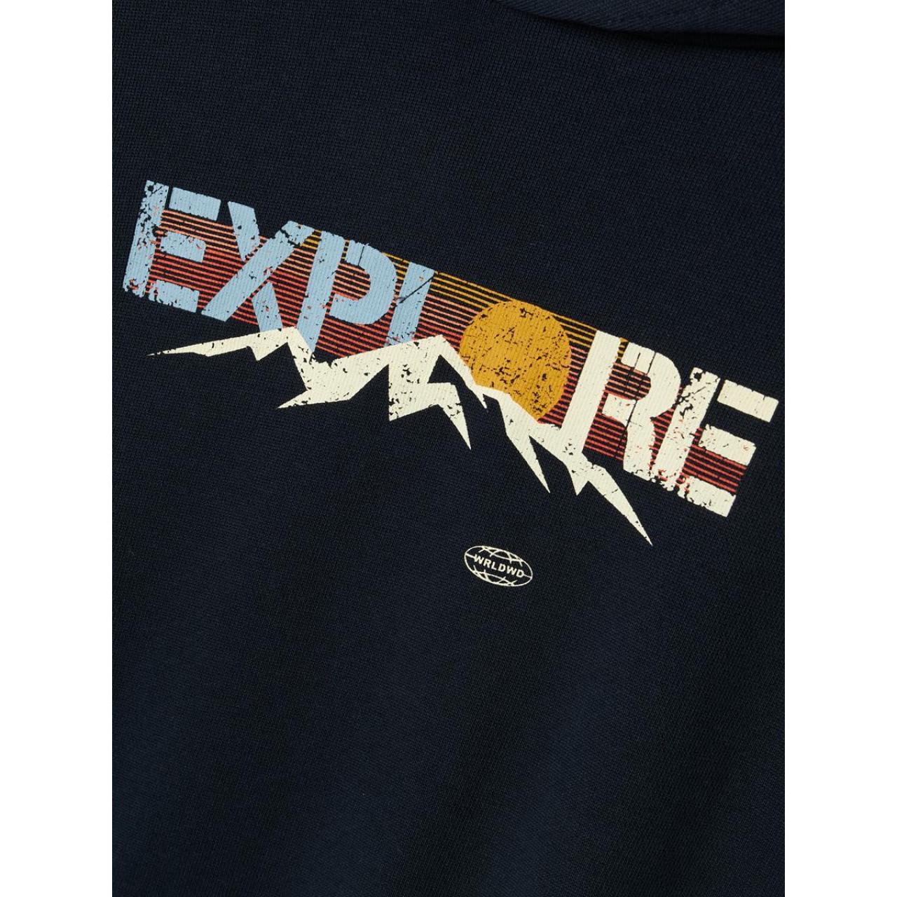 Μπλούζα φούτερ αγόρι name it-13234447-Dark Sapphire φωτογραφία