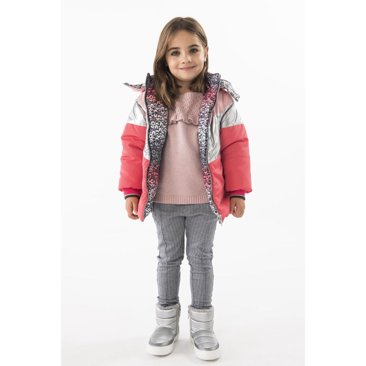 Μπουφάν διπλής όψης κορίτσι Boboli-219204-3854-Print φωτογραφία