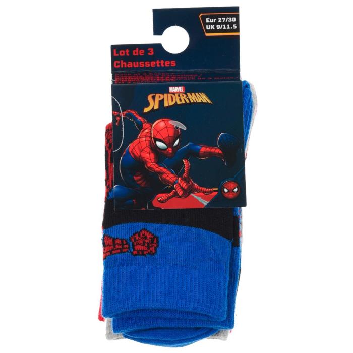 Κάλτσες 3 pack αγόρι Spiderman-XH0632-PACK2