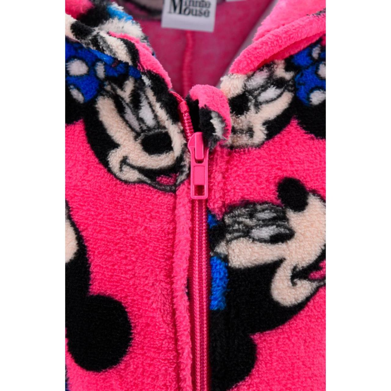 Φόρμα ολόσωμη fleece κορίτσι Minnie Mouse-XH20051-PINK