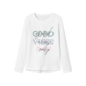 Μπλούζα μακό κορίτσι name it-13224952-Bright White/Good Vibes