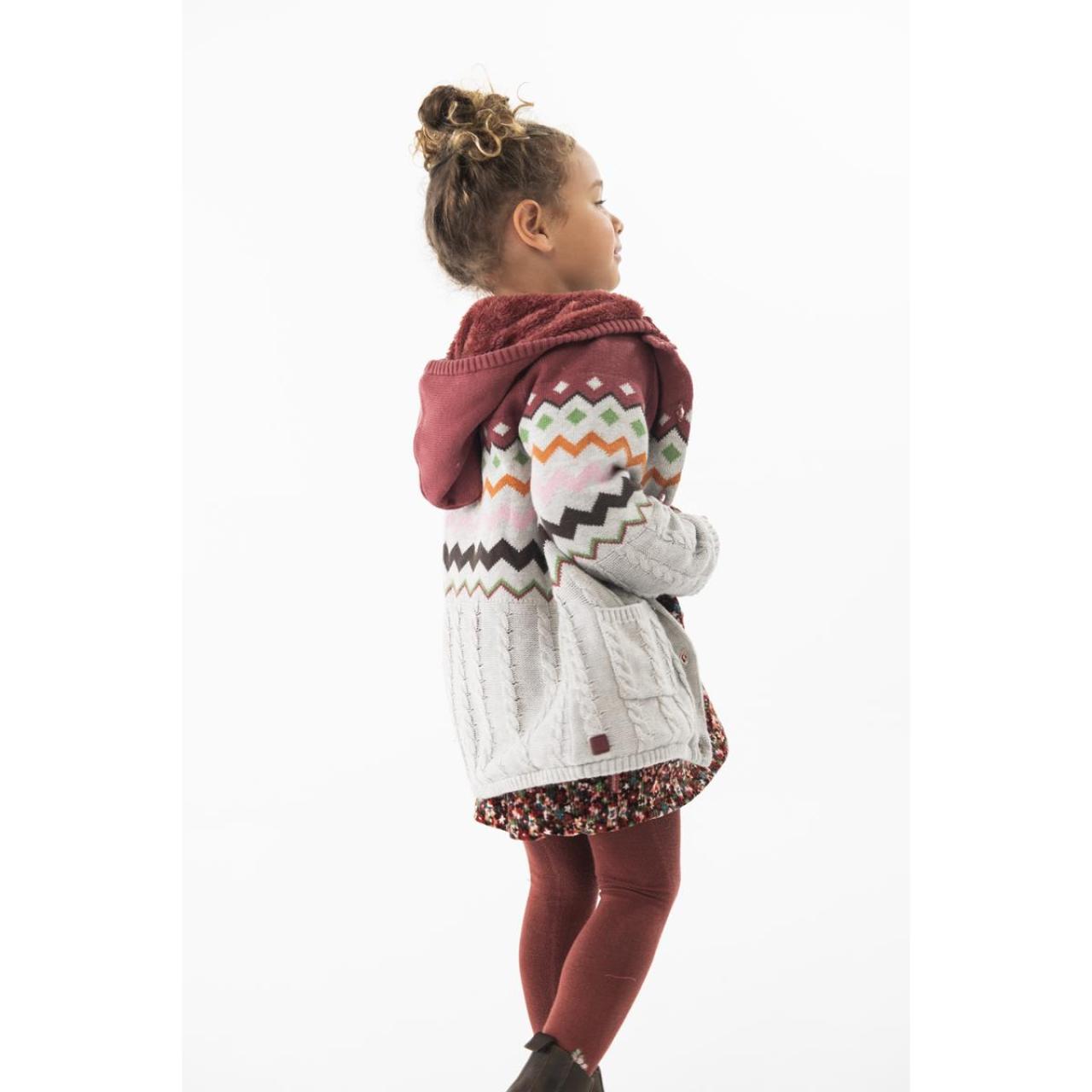 Ζακέτα πλεκτή κορίτσι Boboli-239172-7359-Multicolor φωτογραφία