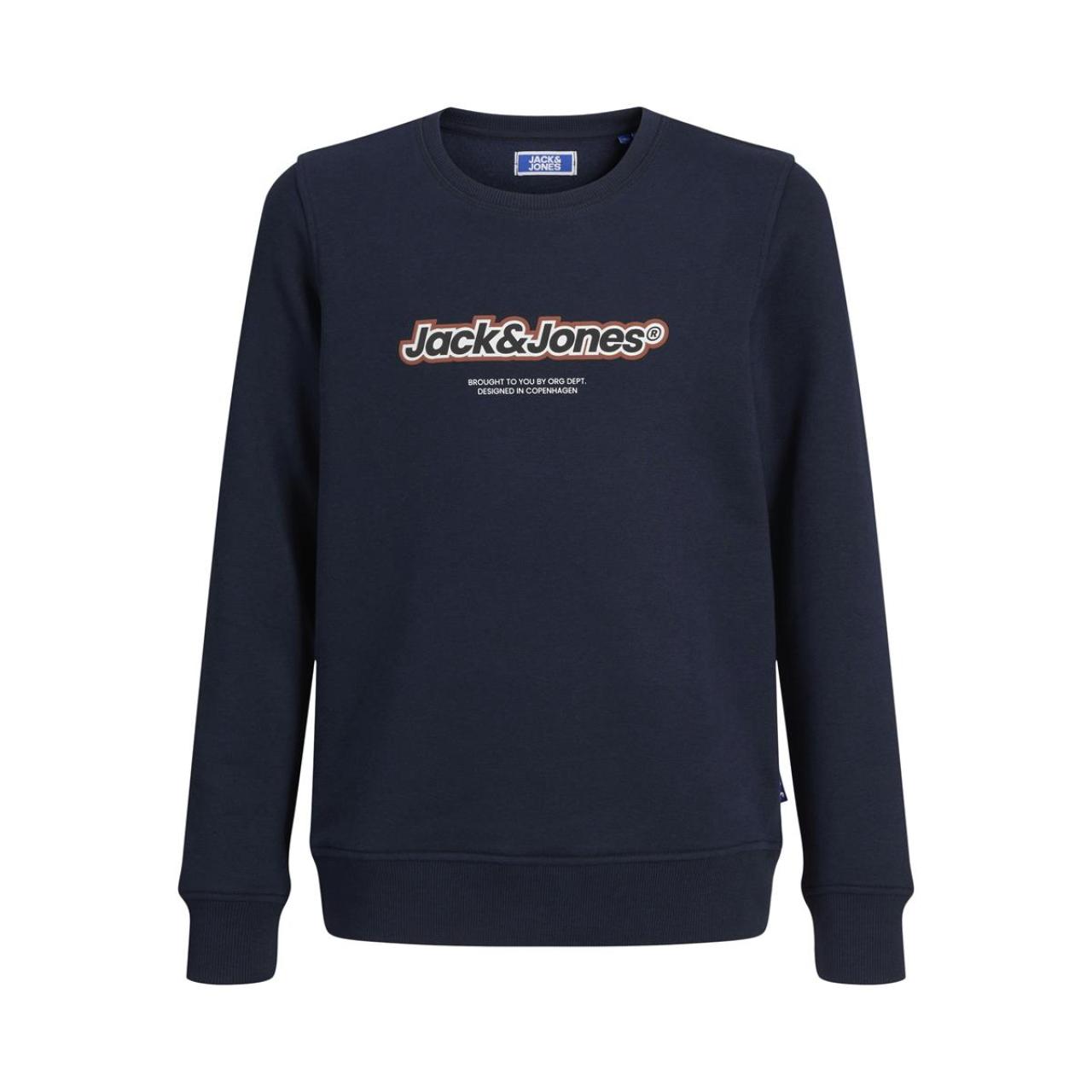 JACK&JONES Μπλούζα φούτερ αγόρι Jack & Jones-12267582-Sky Captain