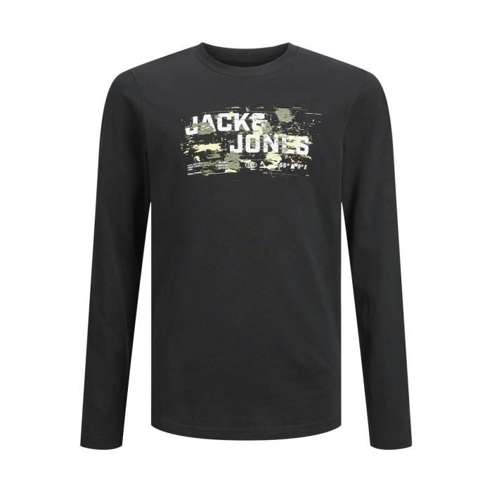 Μπλούζα μακό αγόρι JACK & JONES-12263092-Black