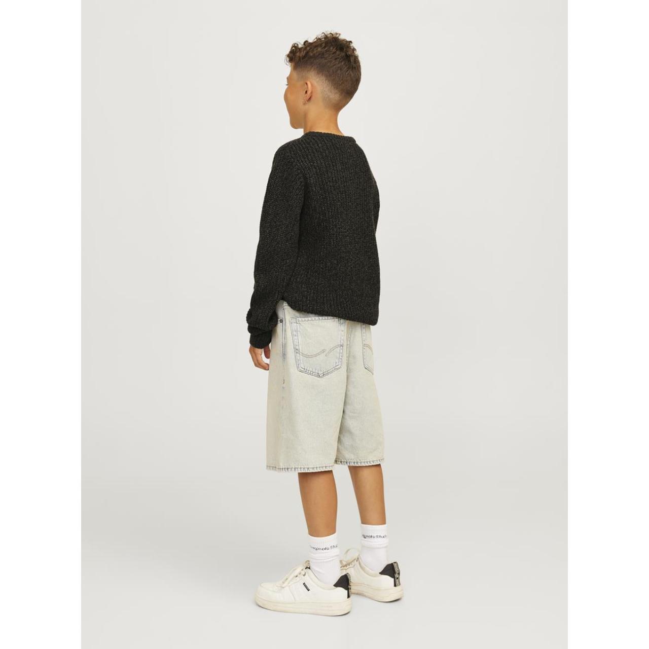 Μπλούζα πλεκτή αγόρι Jack & Jones-12267510-Black φωτογραφία
