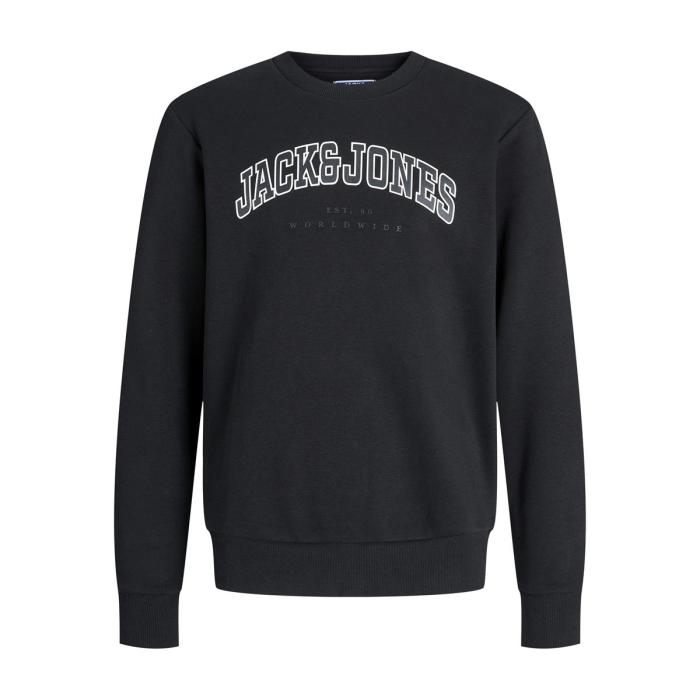 Μπλούζα φούτερ αγόρι Jack & Jones-12258967-Black