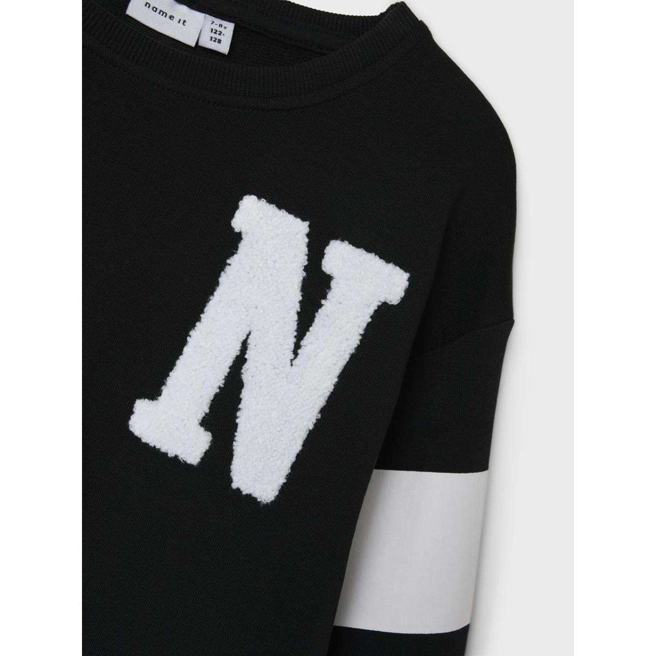 Μπλούζα φούτερ αγόρι name it-13234873-Black φωτογραφία