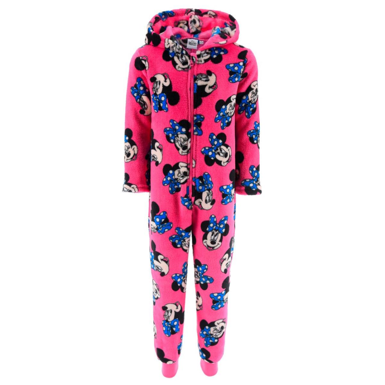 SUPER HEROES Φόρμα ολόσωμη fleece κορίτσι Minnie Mouse-XH20051-PINK