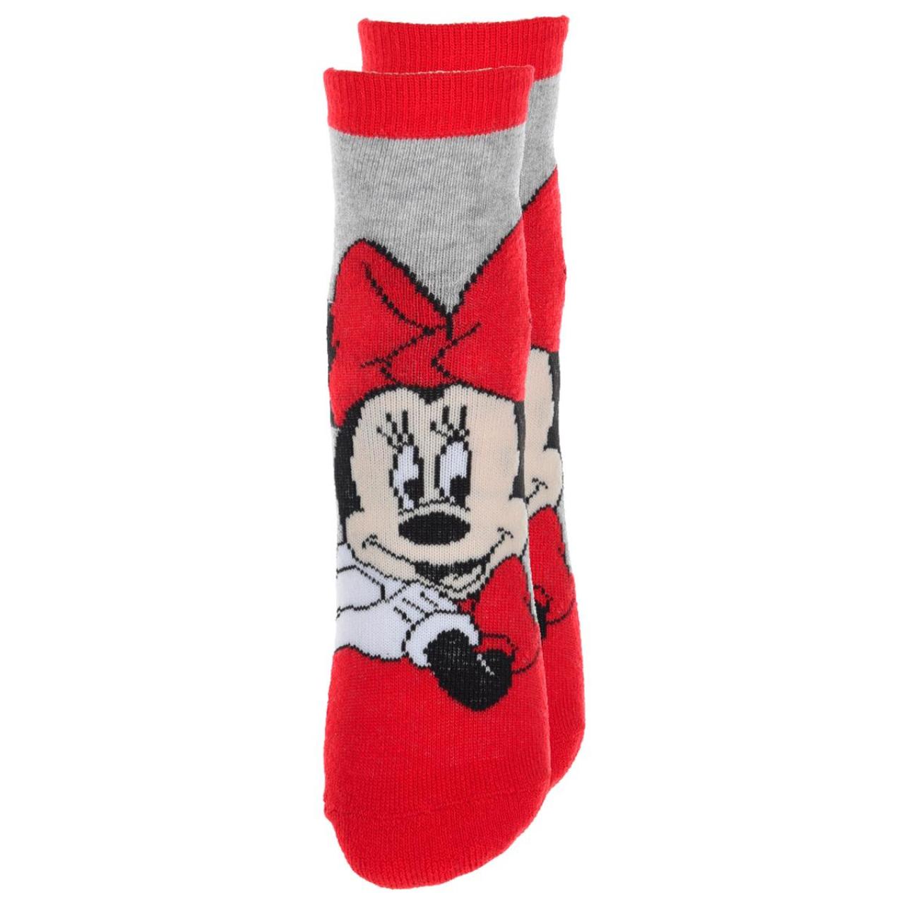 SUPER HEROES Κάλτσες αντιολισθητικές κορίτσι Minnie Mouse-XH0625-LGREY