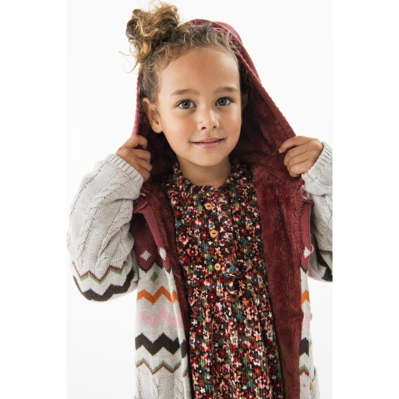 Ζακέτα πλεκτή κορίτσι Boboli-239172-7359-Multicolor φωτογραφία