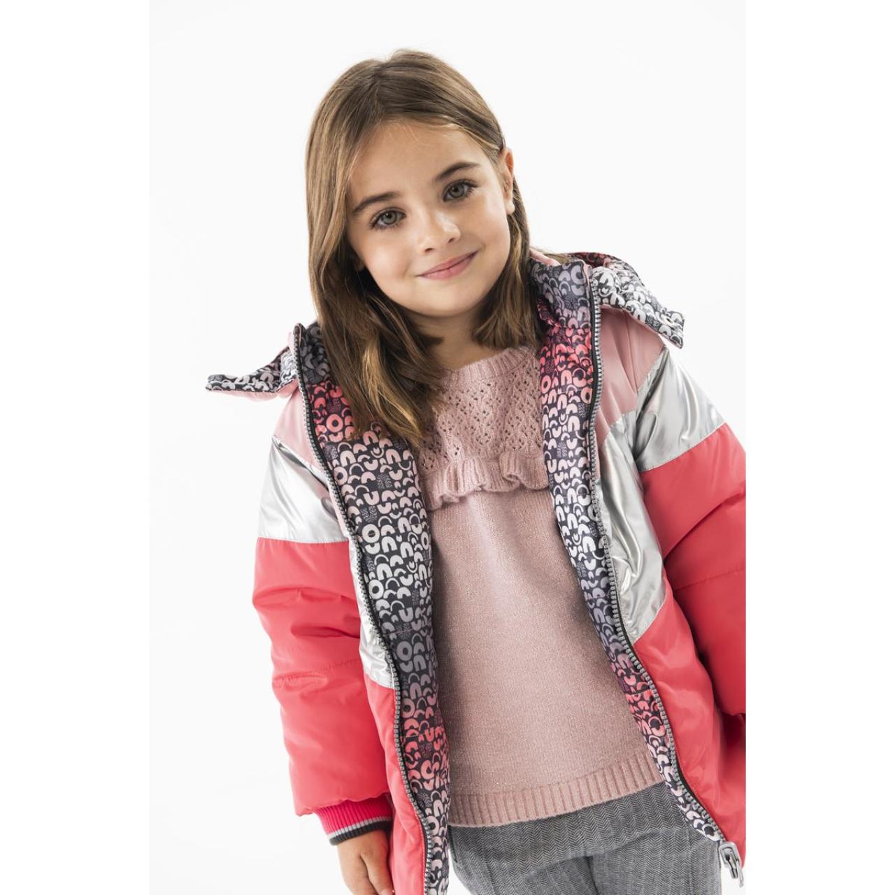 Μπουφάν διπλής όψης κορίτσι Boboli-219204-3854-Print φωτογραφία