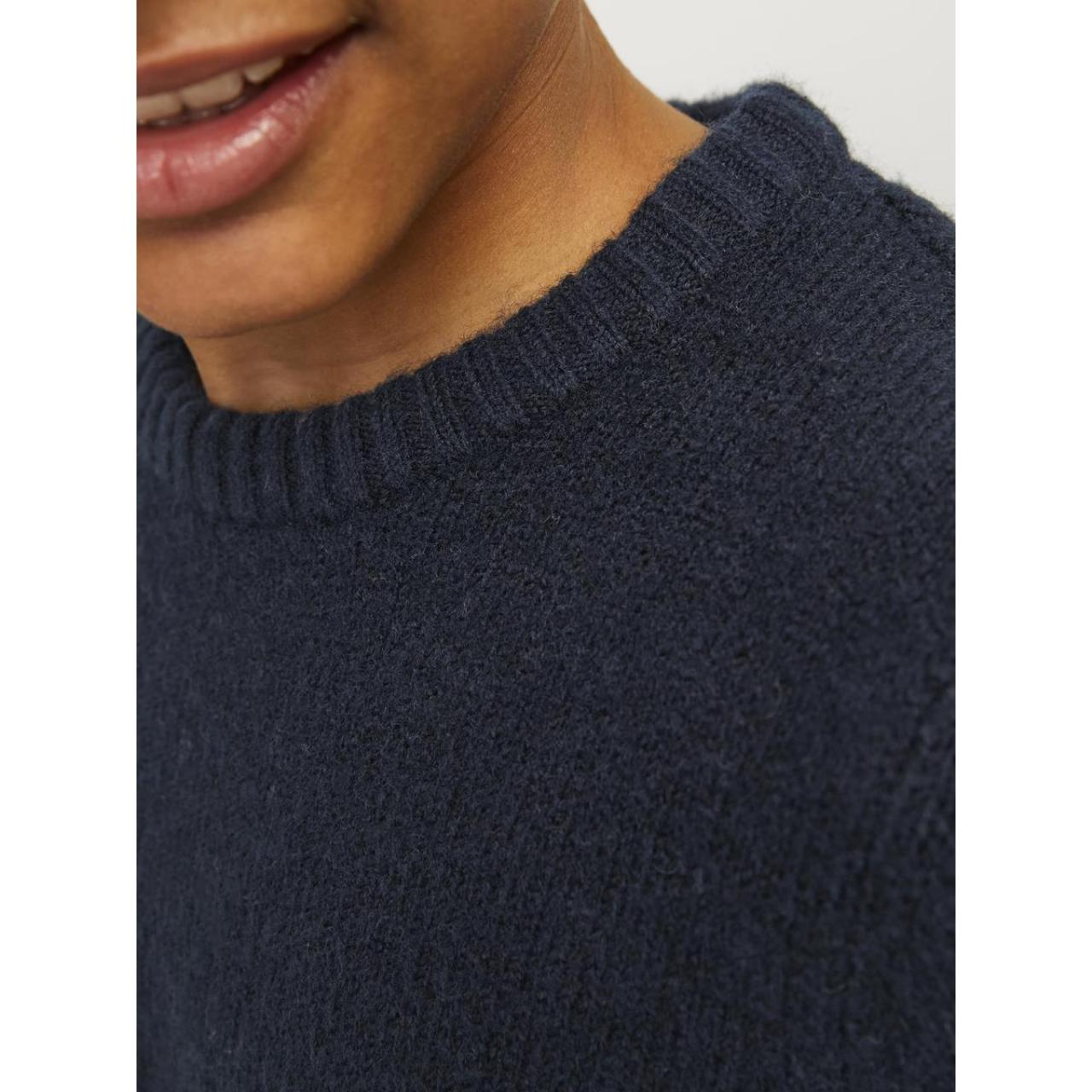 Μπλούζα πλεκτή αγόρι Jack & Jones-12262737-Sky Captain φωτογραφία