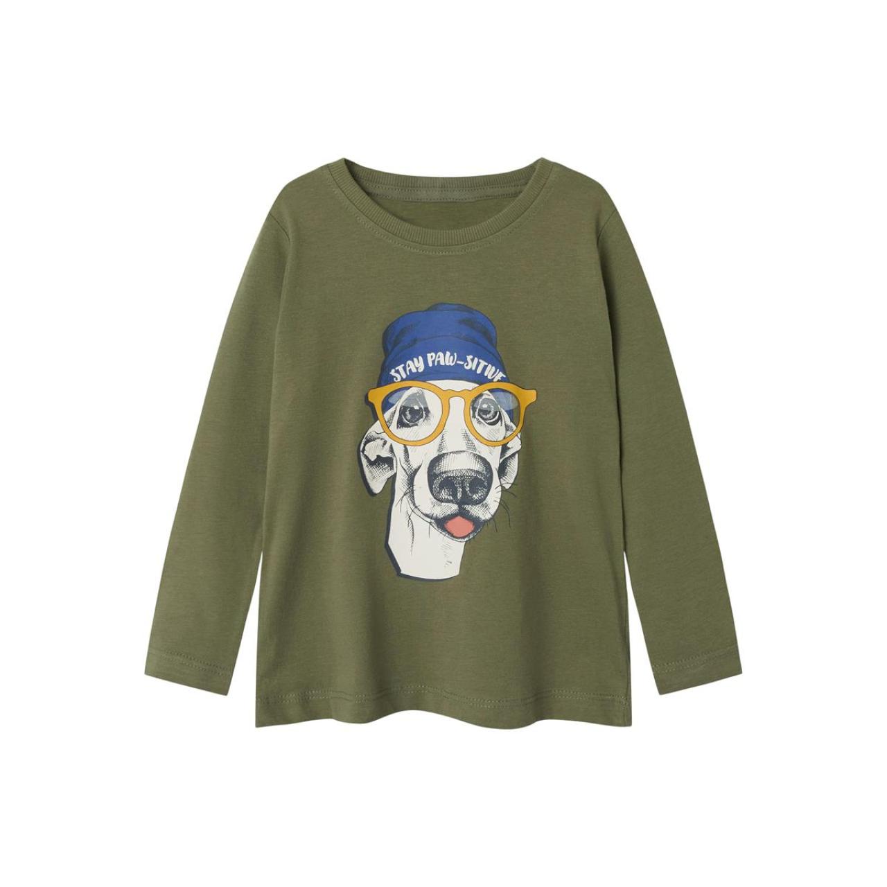 Name it Μπλούζα μακό αγόρι name it-13231083-Deep Lichen Green