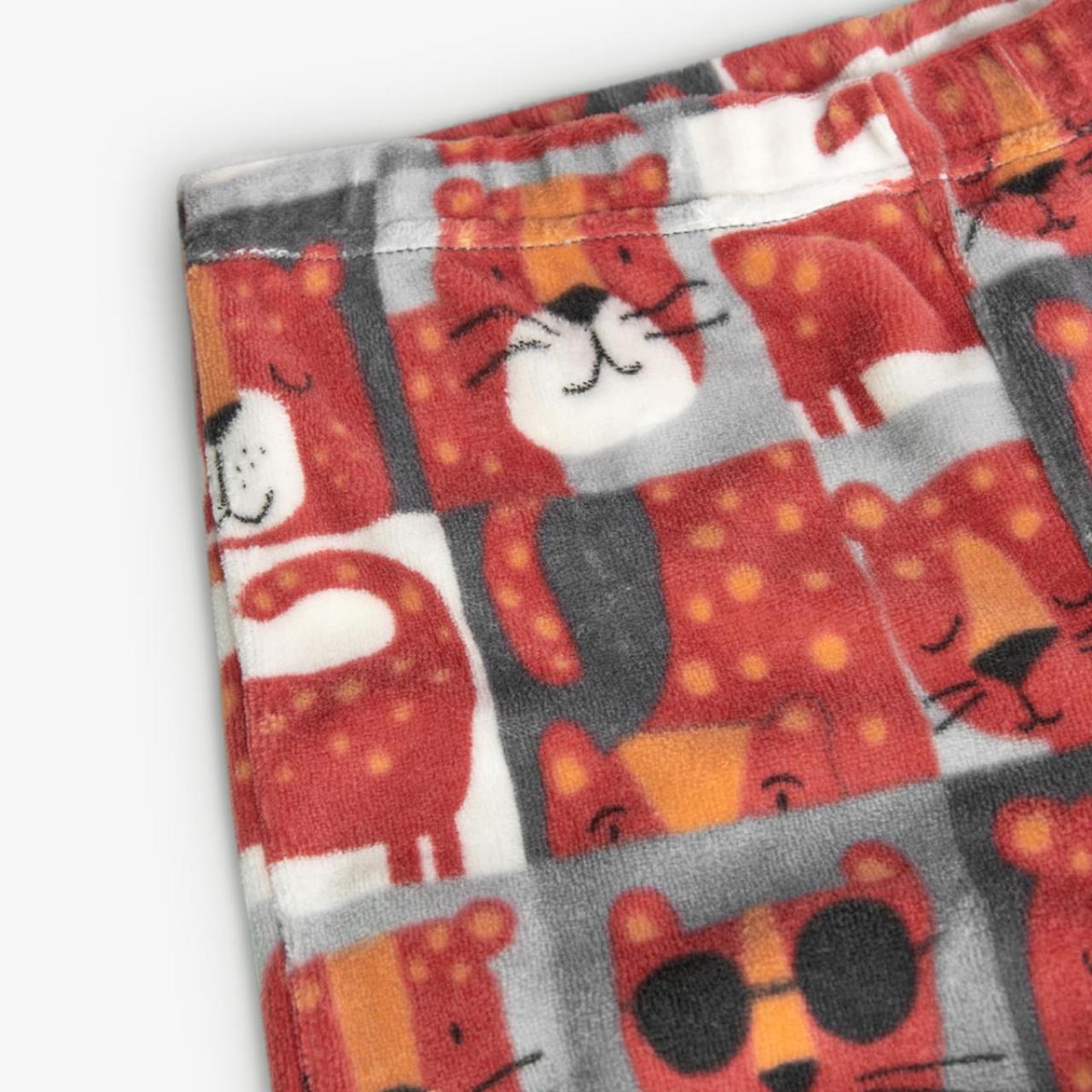 Πιτζάμα βελουτέ αγόρι Boboli-939168-9475-Red φωτογραφία