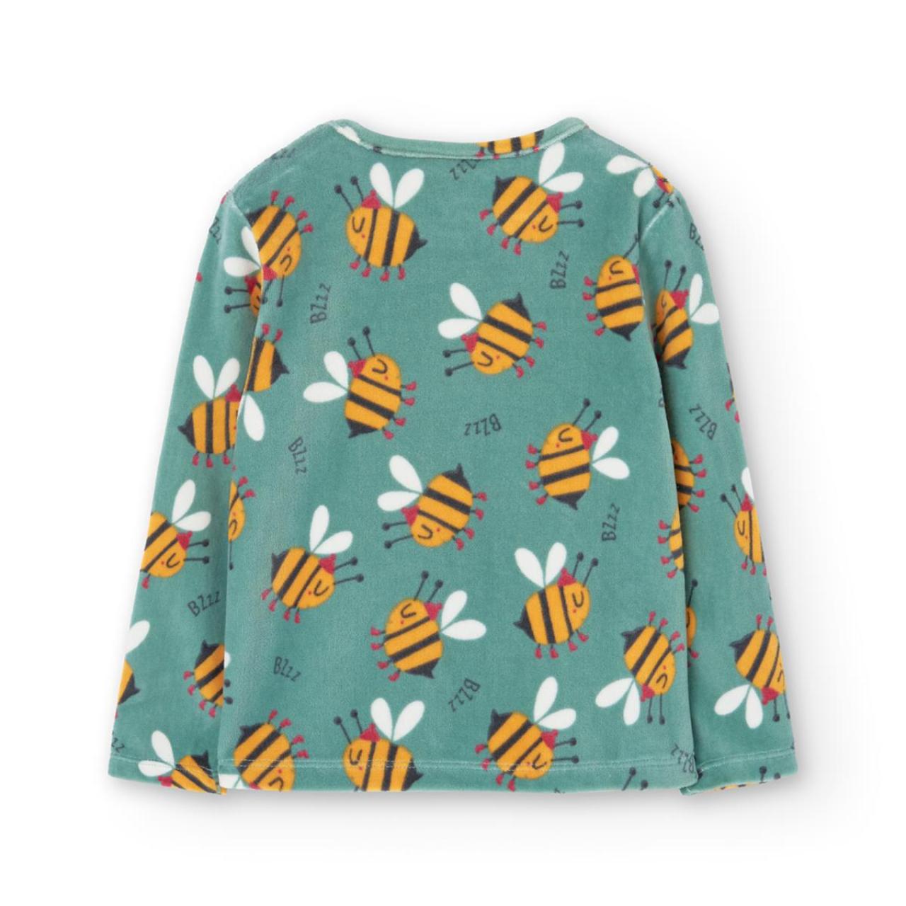 Πιτζάμα βελουτέ κορίτσι Boboli-929167-9494-Green φωτογραφία