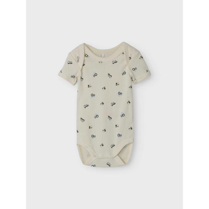 Φορμάκια σετ 3 τεμ. μπεμπέ αγόρι Name it-13242192-Jet Stream-organic cotton