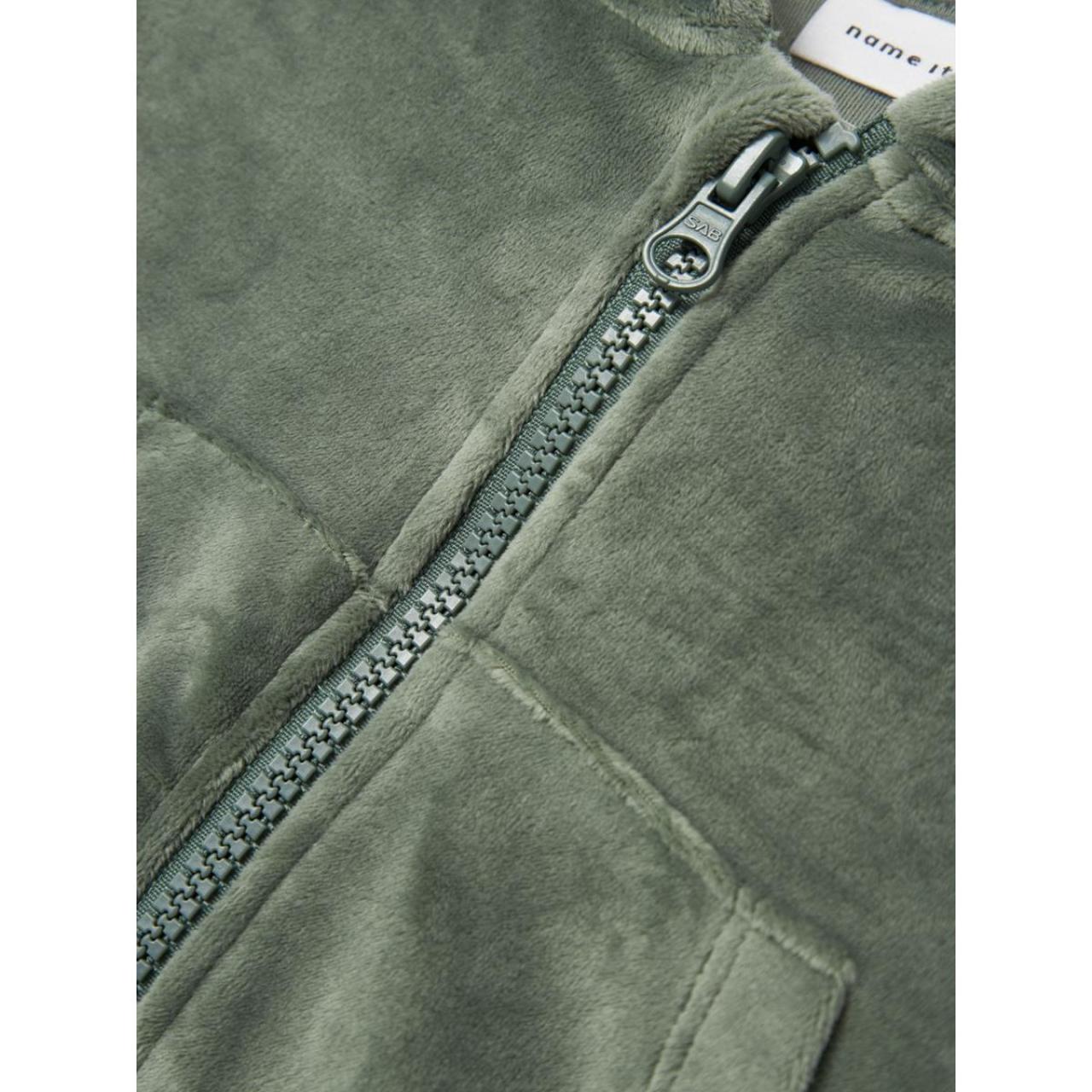 Ζακέτα βελουτέ κορίτσι name it-13236383-Dark Forest φωτογραφία