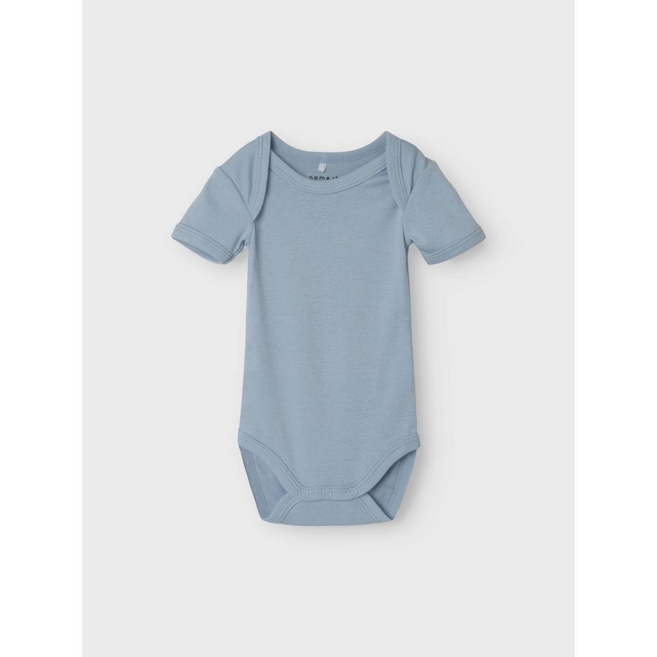 Φορμάκια σετ 3 τεμ. μπεμπέ αγόρι name it-13242192-Jet Stream-organic cotton