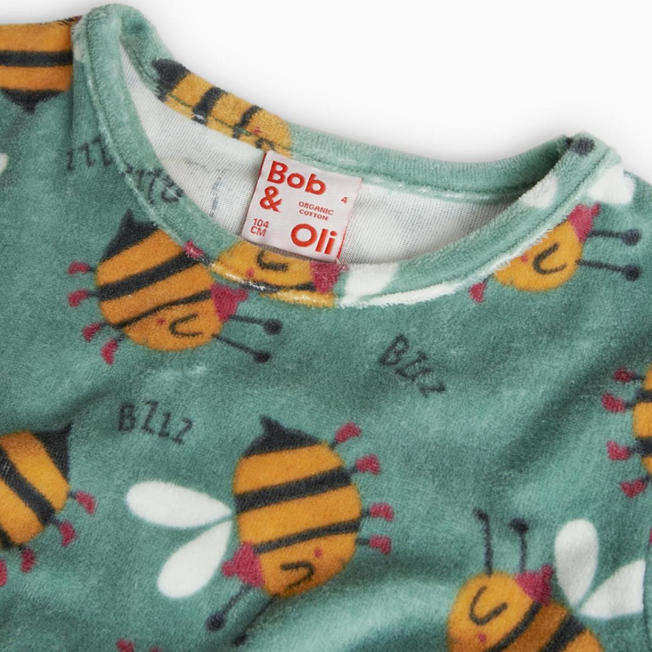 Πιτζάμα βελουτέ κορίτσι Boboli-929167-9494-Green φωτογραφία