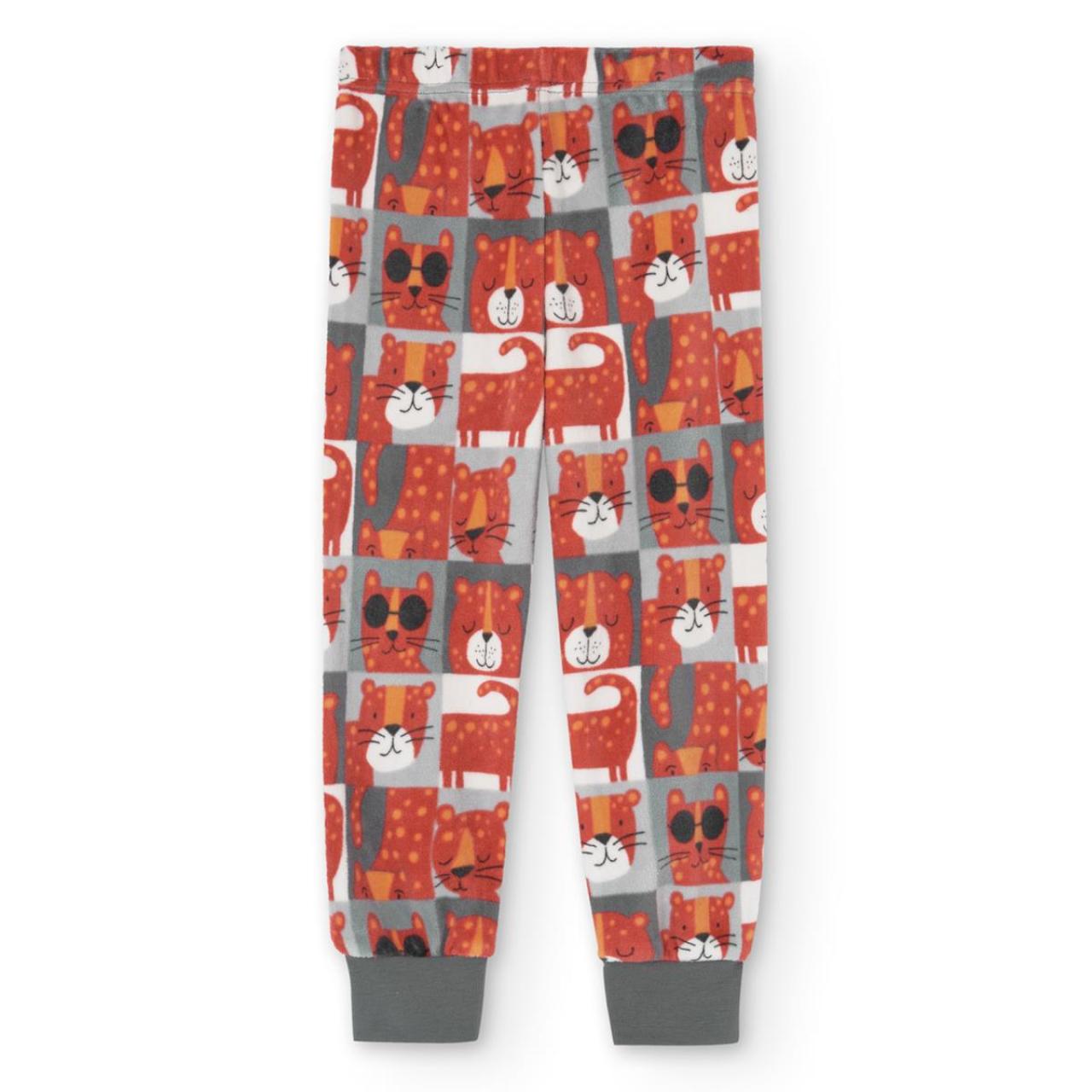 Πιτζάμα βελουτέ αγόρι Boboli-939168-9475-Red φωτογραφία