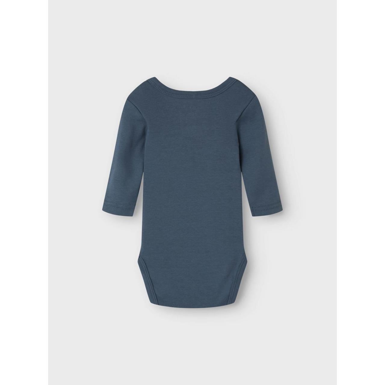 Φορμάκια εσώρουχα μπεμπέ σετ 3 τεμ. αγόρι name it-13240982-Jet Stream-organic cotton