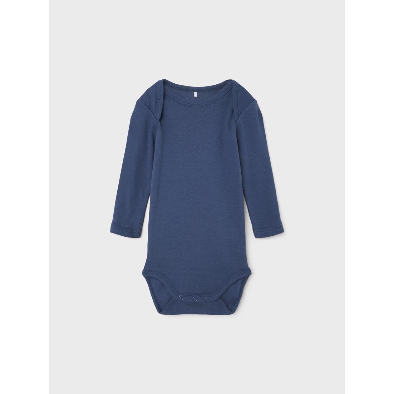 Φορμάκια σετ 3 τεμ. μπεμπέ αγόρι Name it-13206297-Dark Denim-organic cotton φωτογραφία