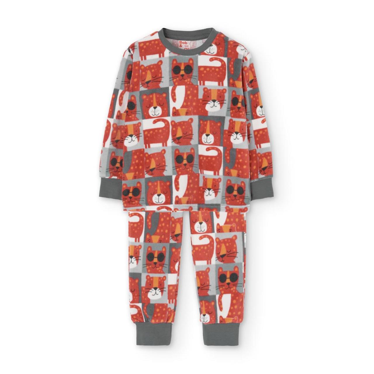 BOBOLI Πιτζάμα βελουτέ αγόρι Boboli-939168-9475-Red
