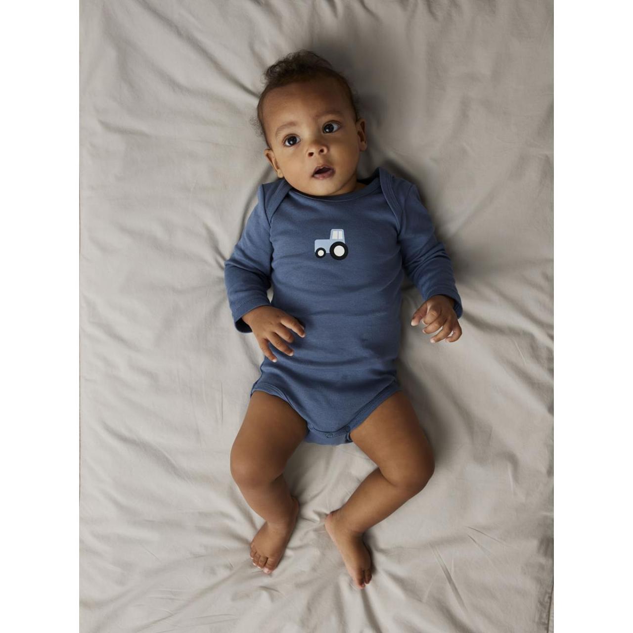 Φορμάκια εσώρουχα μπεμπέ σετ 3 τεμ. αγόρι name it-13240982-Jet Stream-organic cotton