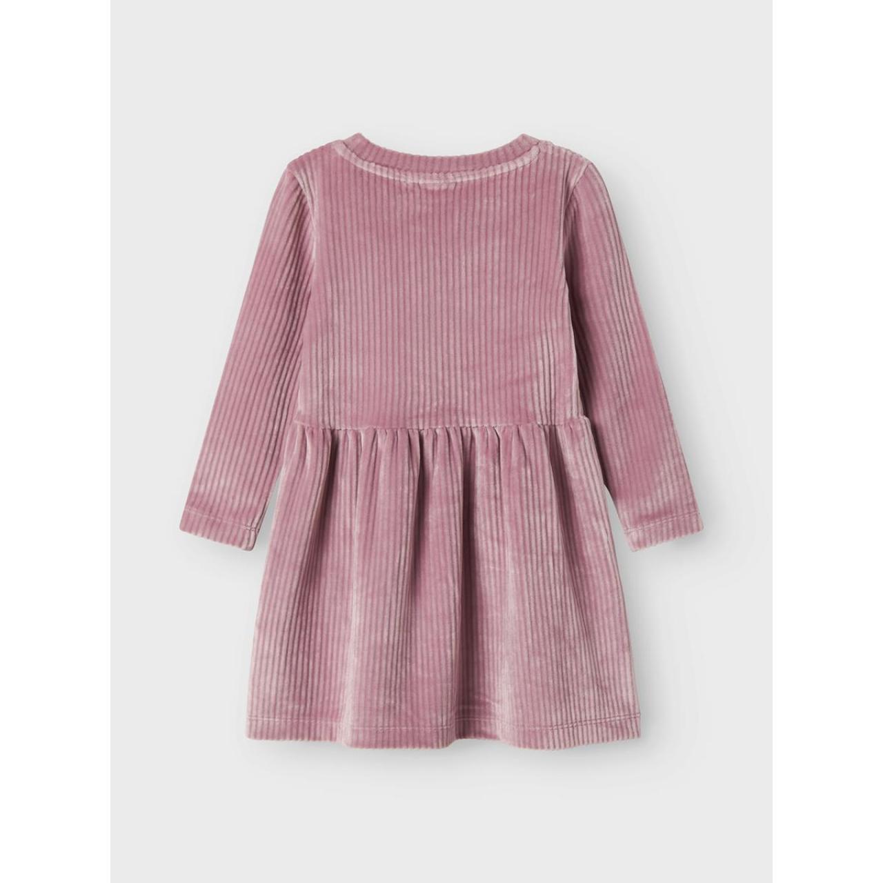 Φόρεμα βελουτέ κορίτσι name it-13235116-Mauve Orchid φωτογραφία