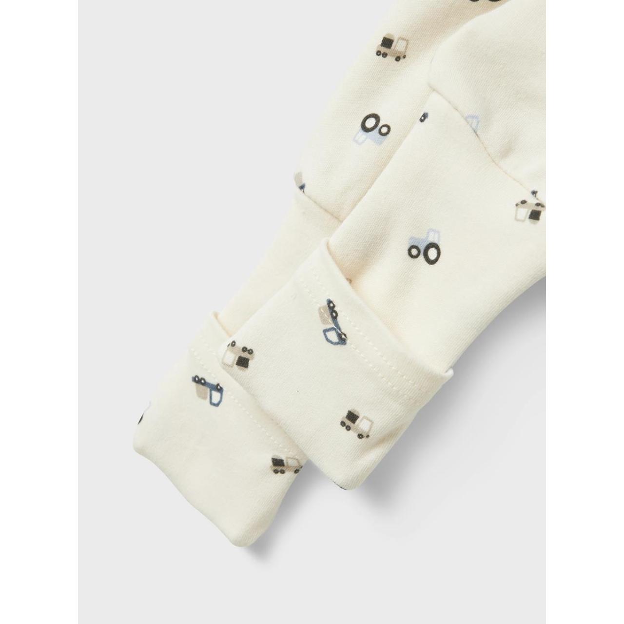 Φορμάκια σετ 2 τεμ. μπεμπέ αγόρι Name it-13240990-Jet Stream-organic cotton