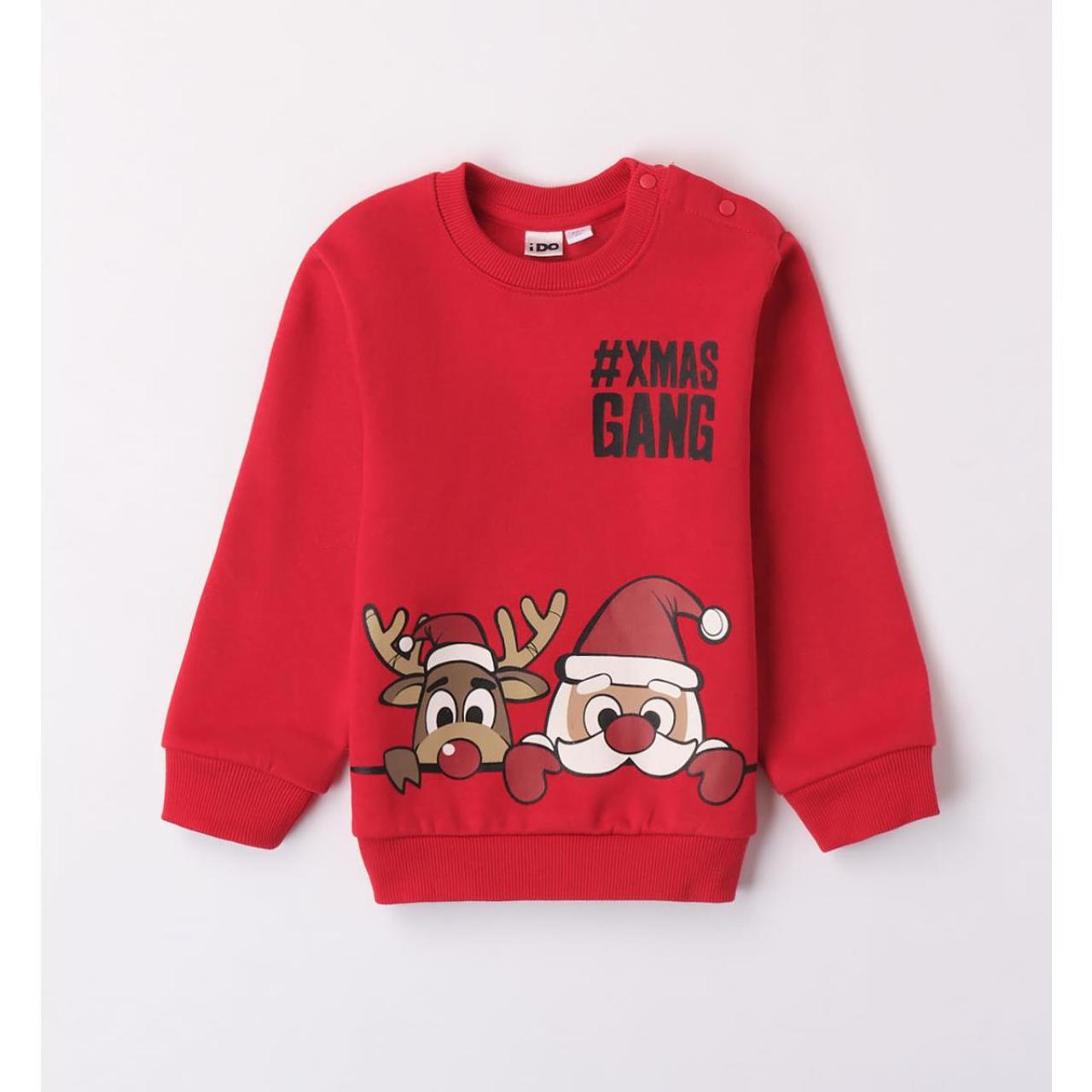 I DO Μπλούζα φούτερ αγόρι Christmas I DO-4.7448-2253-Red