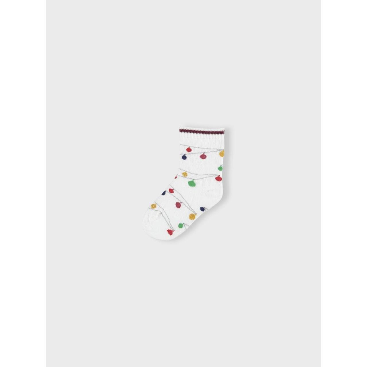 Κάλτσες 3 τεμ. κορίτσι Christmas name it-13187084-CABERNET