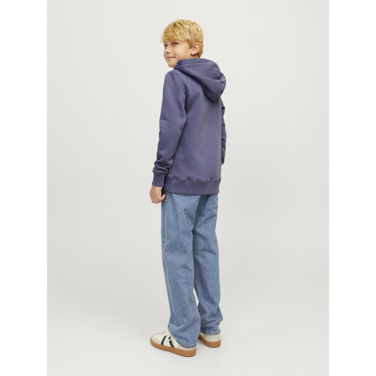 Μπλούζα φούτερ αγόρι JACK & JONES-12263243-Nightshadow Blue φωτογραφία