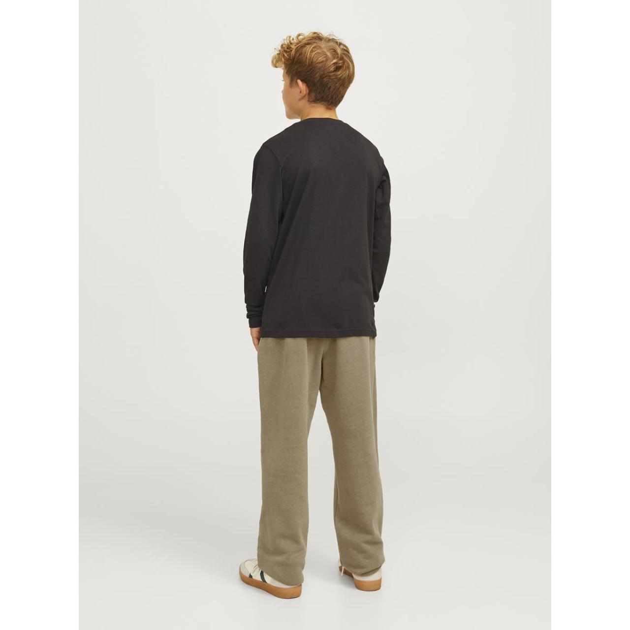 Παντελόνι φούτερ αγόρι JACK & JONES-12274794-Silver Sage φωτογραφία