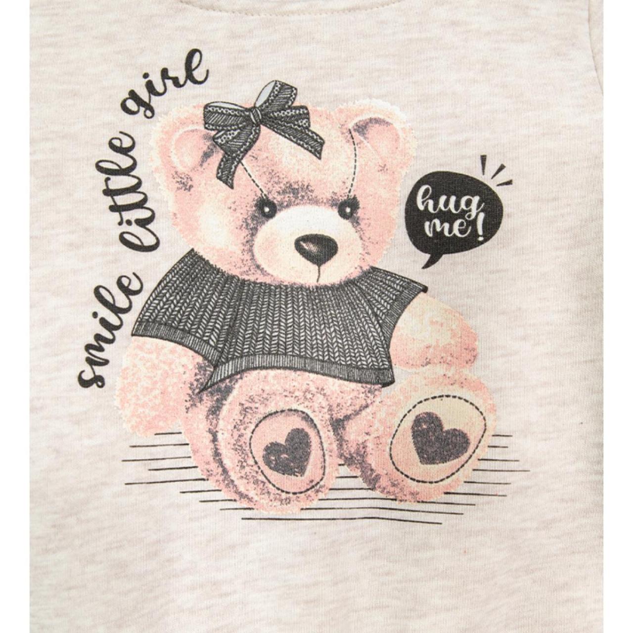 Σετ φούτερ 3 τεμ. κορίτσι Restart-24/2416-Beige φωτογραφία